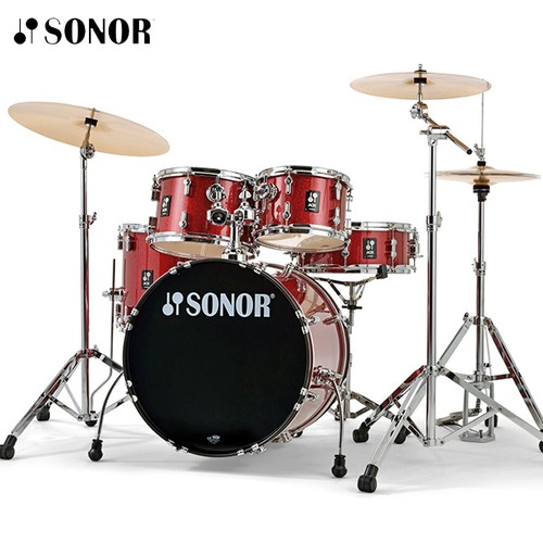 Sonor aqx 5pc studio red - sonor,