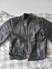 Burton Blouson en cuir fin couleur noir taille XXL