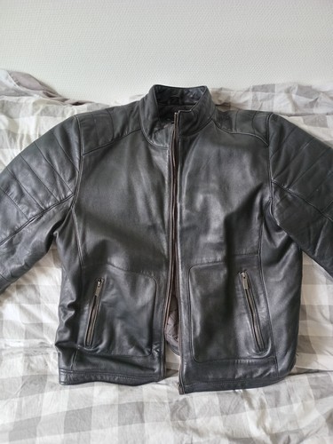 Burton blouson cuir fin - en,