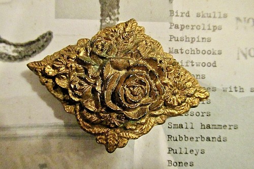 Ancienne broche bois - ancienne,