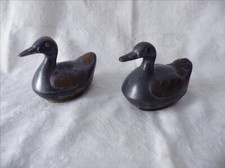 LOT DE 2 SUPERBES CANARDS VIDE