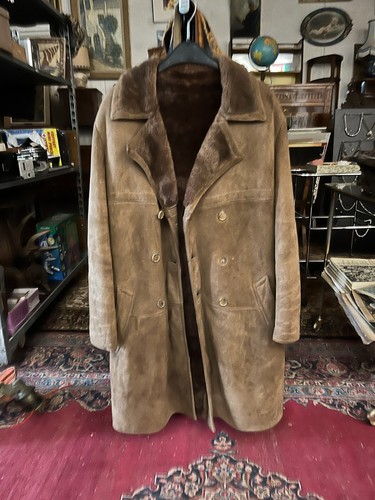 163 manteau vintage peau - 163,
