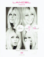 Publicité Advertising 058  2010   Lancel  French legereté Brigitte Bardot *