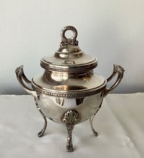 Sucrier en métal argenté