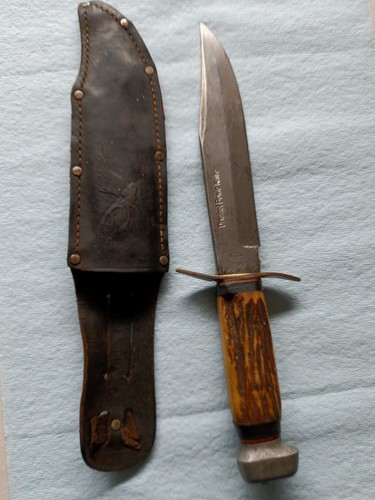 Vintage stag bowie - vintage, knife