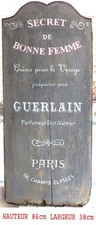 Panneau publicité  "Crème Secret de Bonne Femme" de Guerlain