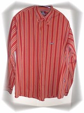 A  -  Chemise Fantaisie Brique Orange Bleu  Oliphil Taille L