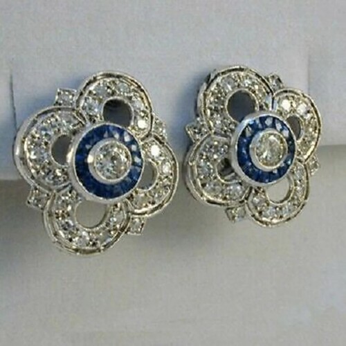 Boucles oreilles rondes art - d'oreilles,