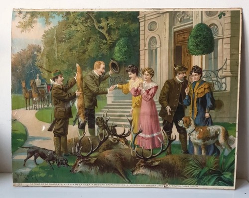 Peinture chromolithographie - peinture,