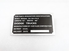 Données Plaque Compatible