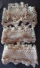 Bordure au crochet fait main grand galon au crochet devant d'étagère pur coton