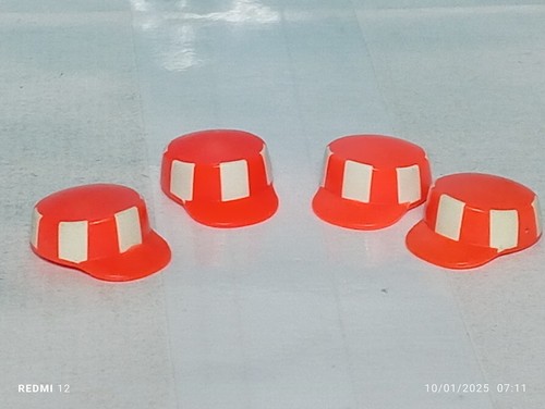 Playmobil casquettes - x4,