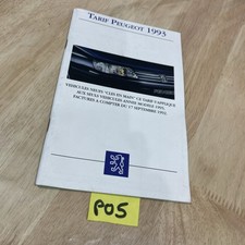 Peugeot 1993 liste prix tarif