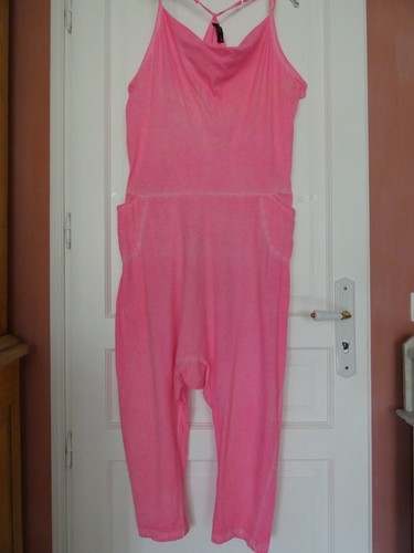 Combi sarouel coton - , rose