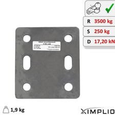 Plaque de réglage en hauteur