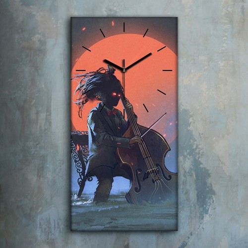 Horloge murale sur - , 30x60