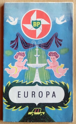 Ancienne carte routière - bp,