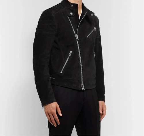 Blouson cuir noir homme pur