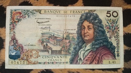Billet francs racine - 50,