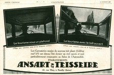 Publicité ancienne automobile