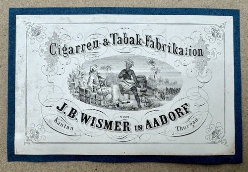 Suisse vers 1850 cigarren - suisse,