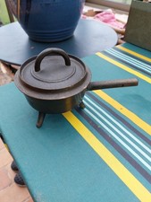 Ancienne Petite Mini Cocotte Pied Tripode / Chaudron Ø9,5 cm - Vintage