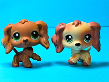 Littlest Pet Shop Authentic SPANIEL COCKER # 252 #344  LPS  HASBRO -21