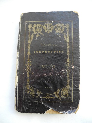 Livre ancien instruction - ancien, "instruction