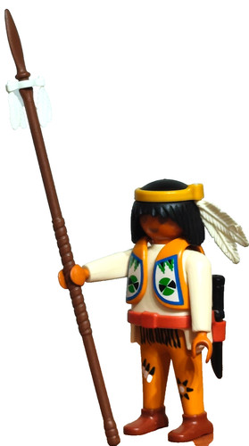 Playmobil figurine guerrier - figurine,