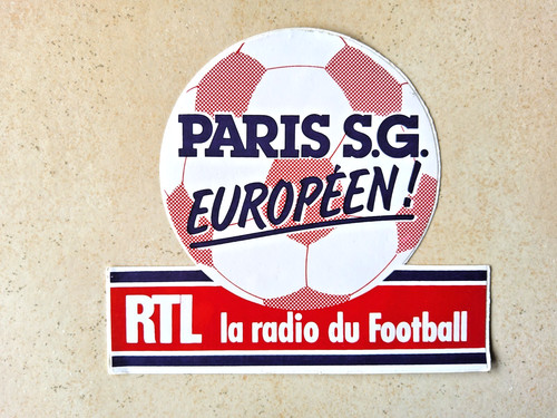 Autocollant rtl psg paris - rtl,