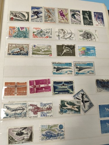 Lot anciens timbres