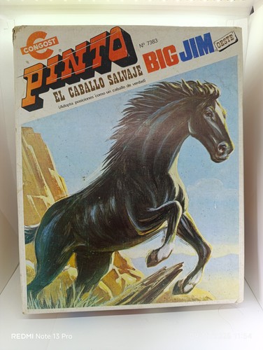 Big jim vintage cheval noir - vintage,