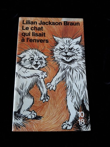 Chat qui lisait - chat,