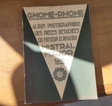 Catalogue pièces moteur aviation Gnome et Rhône  Mistral major type 14K