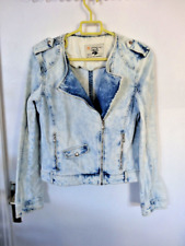 Veste Jean Bleu Clair Tie Die