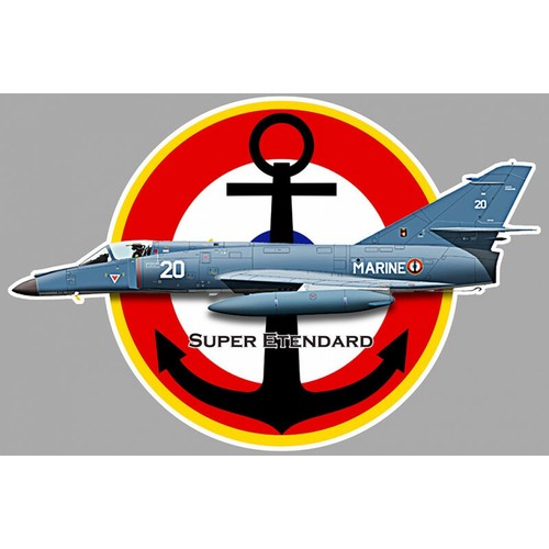 Super etendard marine sticker - marine,