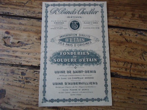 Pamphlet binds chedler tin - pamphlet, r