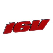 Sigle 16V rouge de calandre 2
