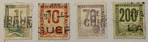 Lot timbres sncf - 4,