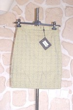 Jupe or et bleue neuve taille 40 marque Nathalie Chaize (v)