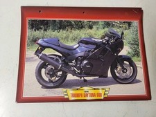 Carte Fiche Moto Passion Édition Atlas Triumph Daytona 900 1996