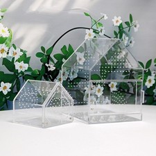 Terrarium pour Araignées Sauteuses Boîte D'Élevage Cage pour Animaux Habitat
