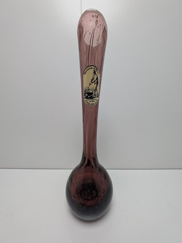 Vase verrerie art soisy - verrerie, sur