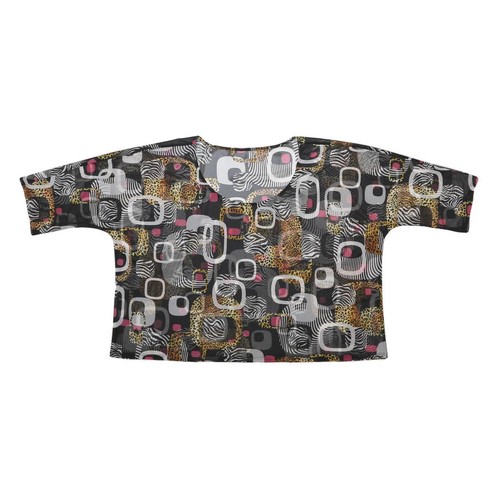 Haut oversize imprimé motif - haut,