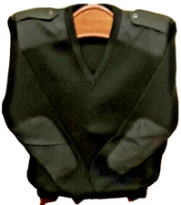 Pull commando armée française véritable & numéroté vert foncé XL pour homme