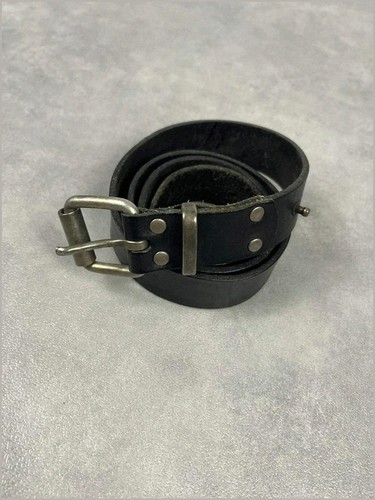 Ceinture cuir noir - , vintage