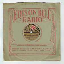 78T 20cm Marius BRUN & DINO Accordéon DANSE LA JAVA - LEON Edison Bell RADIO 983