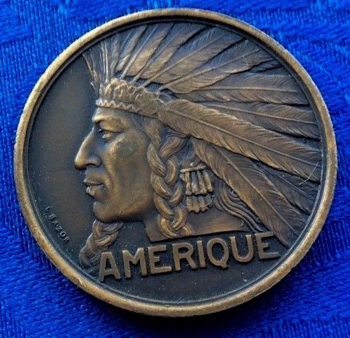 Medaille amerique - medaille, *