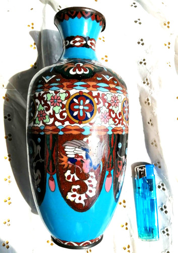 Ancien vase émaux - vase, en
