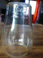 RARE verre pour lampe tempête DIETZ FIT ZALL New York u.s.a.  9H   WW2 ?